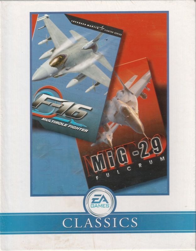 Game cover: F-16 Multirole Fighter + MiG-29 Fulcrum
