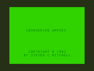 Game cover: Conquering Armies