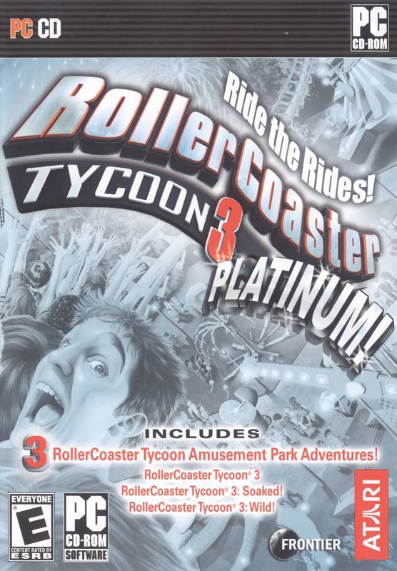 Game cover: RollerCoaster Tycoon 3: Platinum!