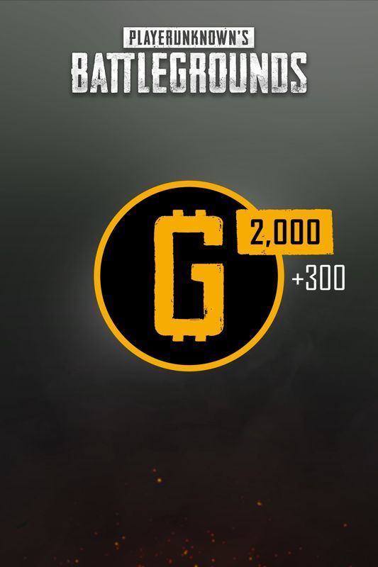 Game cover: PlayerUnknown's Battlegrounds: 2,000 (+ 300 Bonus) G-Coin