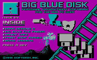 Game cover: Big Blue Disk #54