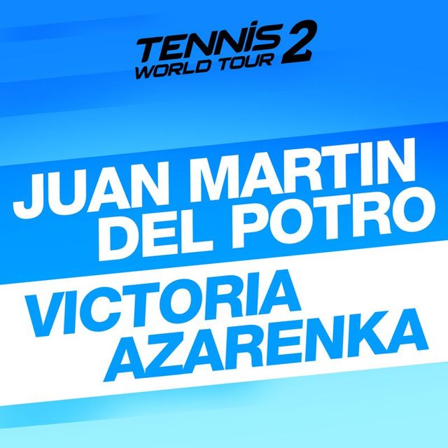 Game cover: Tennis World Tour 2: Juan Martin del Potro & Victoria Azarenka