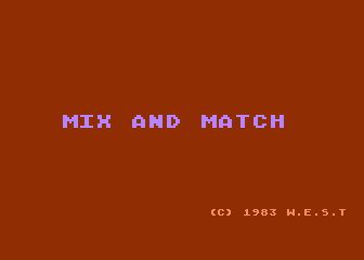 Game cover: Mix & Match