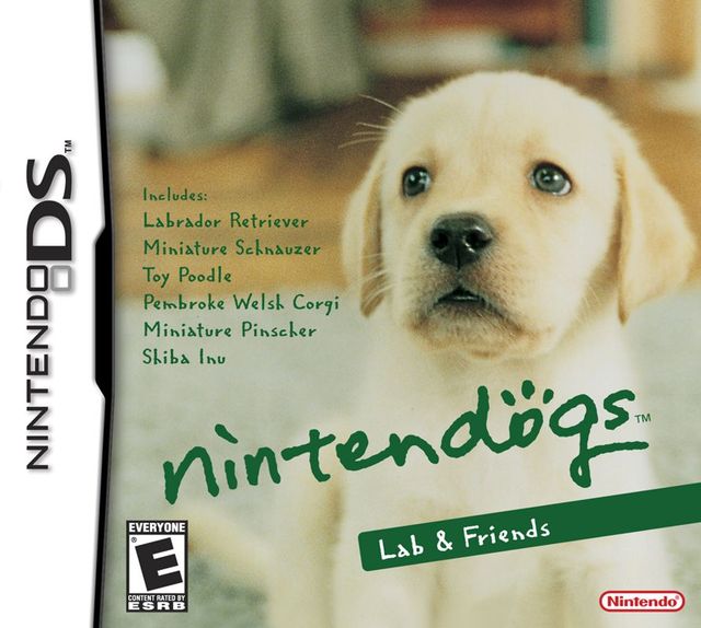 Game cover: Nintendogs: Lab & Friends