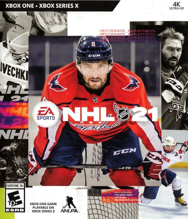 Game cover: NHL 21