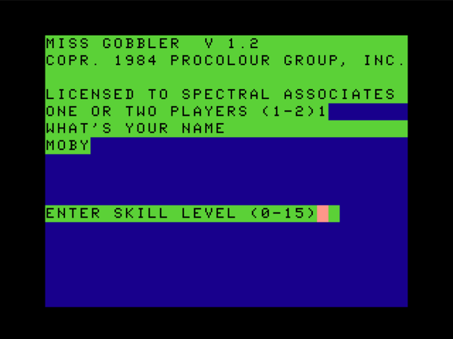 Game cover: Miss Gobbler