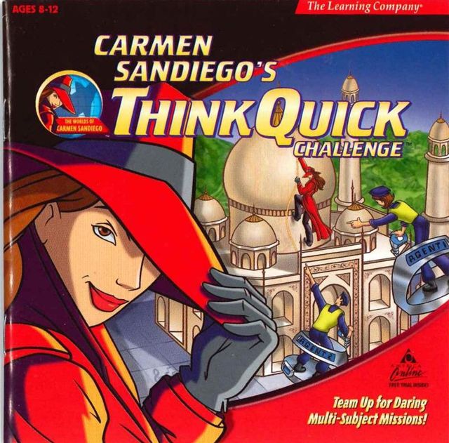 Game cover: Carmen Sandiego's ThinkQuick Challenge
