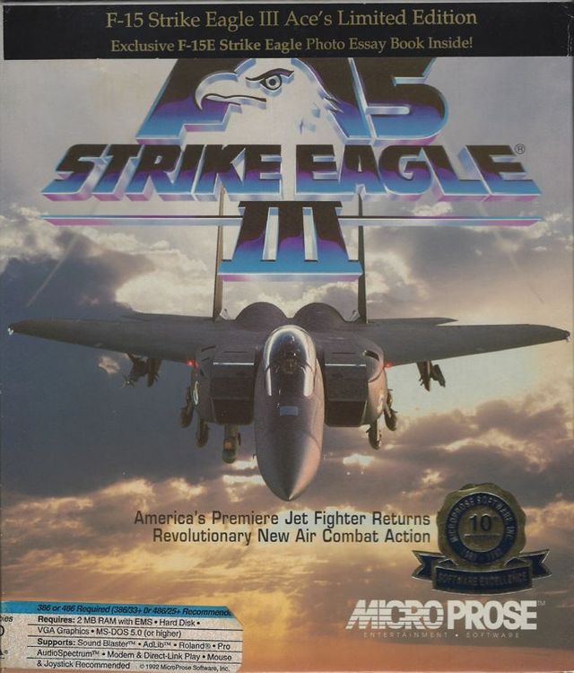 Game cover: F-15 Strike Eagle III (Ace's Limited Edition)