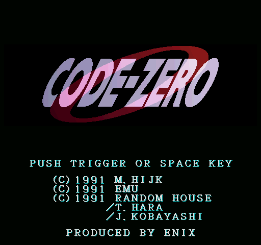 Game cover: Code-Zero
