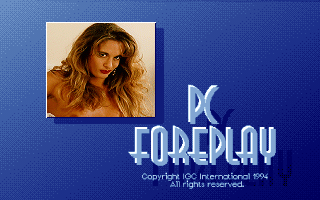 Game cover: PC Foreplay
