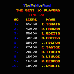 Game cover: The Battle-Road
