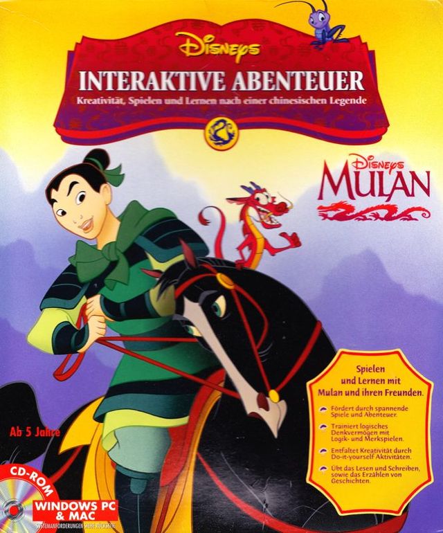 Game cover: Disney's Animated Storybook: Mulan