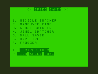 Game cover: Speed Games