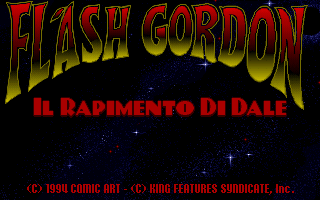 Game cover: Flash Gordon: Il Rapimento di Dale