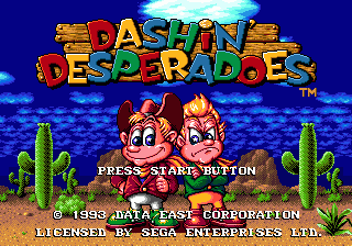 Game cover: Dashin' Desperadoes