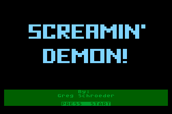 Game cover: Screamin' Demon!