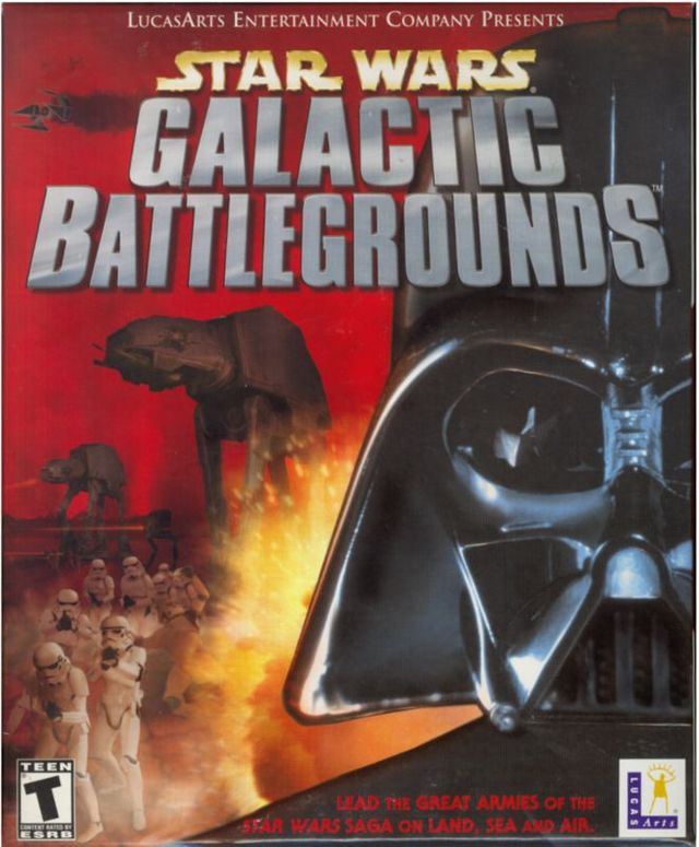 Game cover: Star Wars: Galactic Battlegrounds