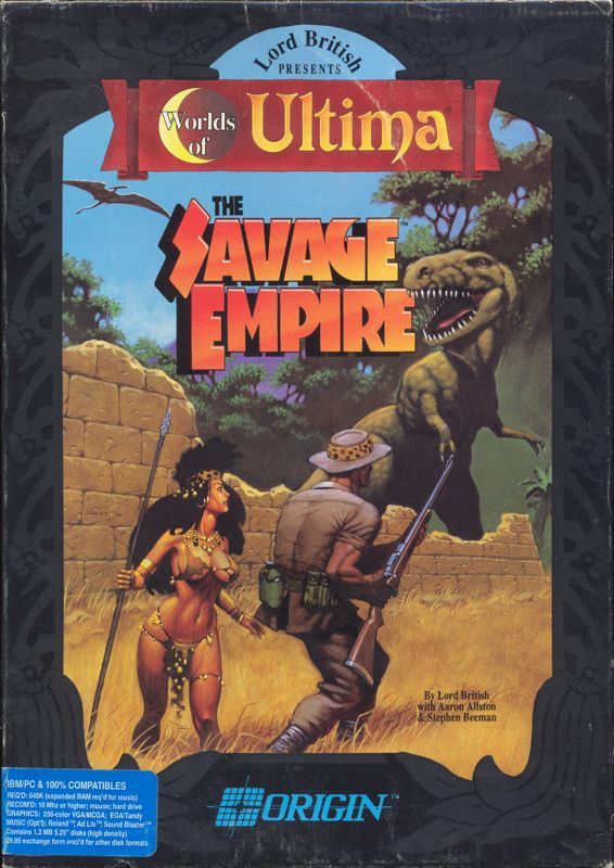Game cover: Worlds of Ultima: The Savage Empire