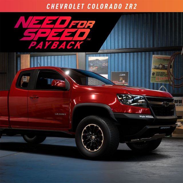 Game cover: Need for Speed: Payback - Chevrolet Colorado ZR2