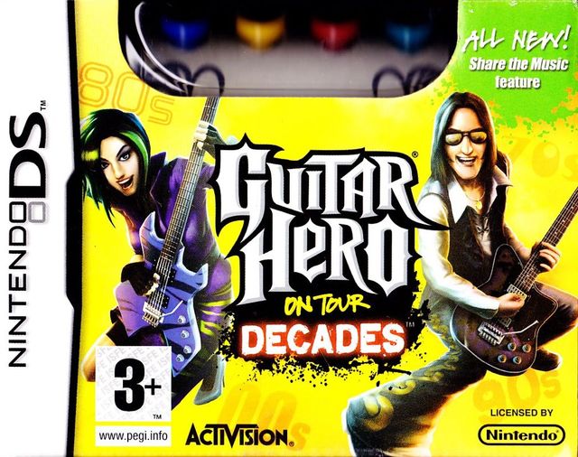 Game cover: Guitar Hero: On Tour - Decades