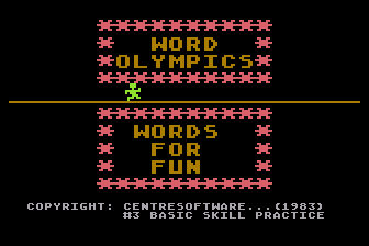 Game cover: Word Olympics