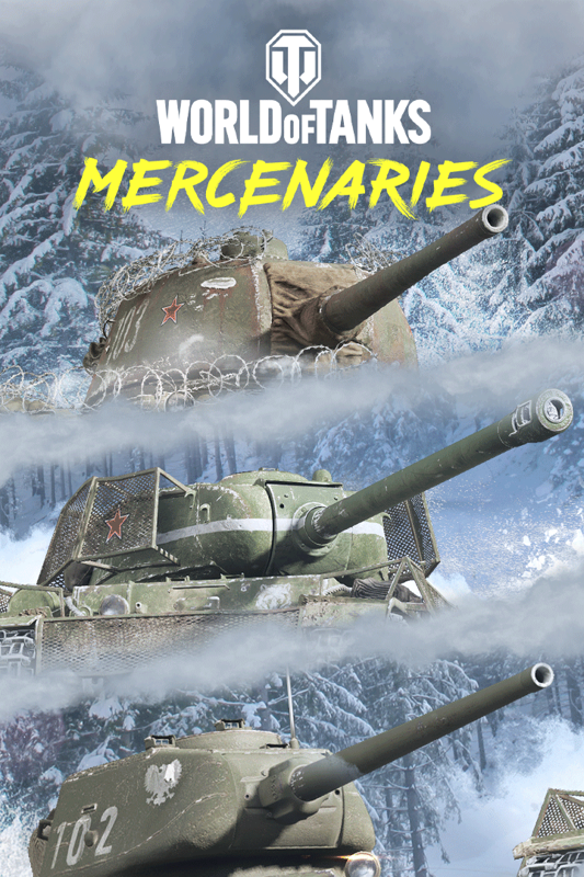 Game cover: World of Tanks: Mercenaries - Tanksmas: Bear, Rudy & Bizon