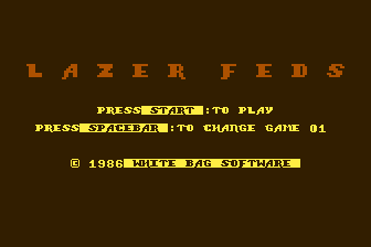 Game cover: Lazer Feds