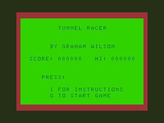 Game cover: Tunnel Racer