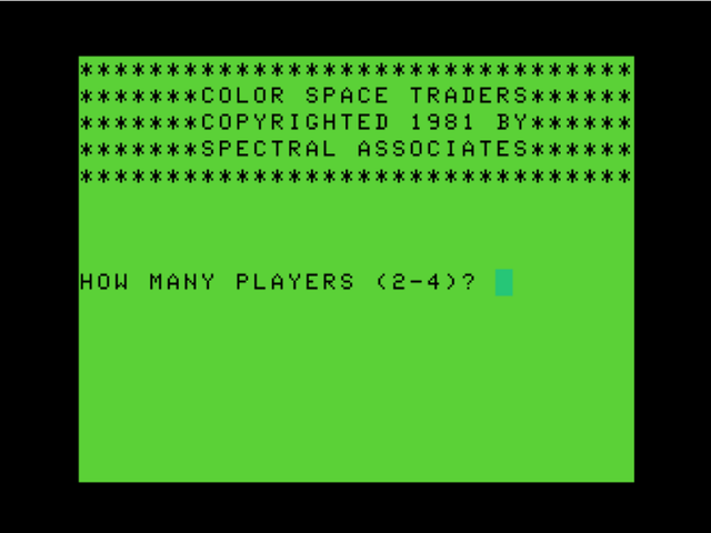 Game cover: Color Space Traders