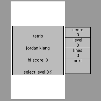 Game cover: Tetris Midlet