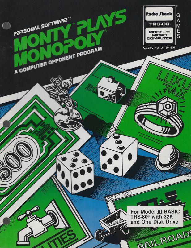 Game cover: Monty Plays Monopoly