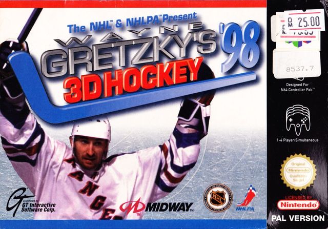 Game cover: Wayne Gretzky's 3D Hockey '98