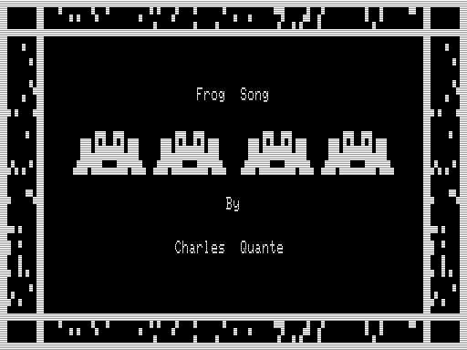 Game cover: Frog Song