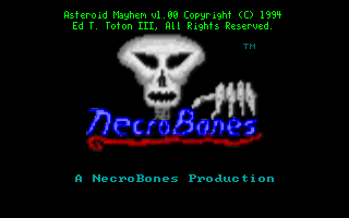 Game cover: Asteroid Mayhem