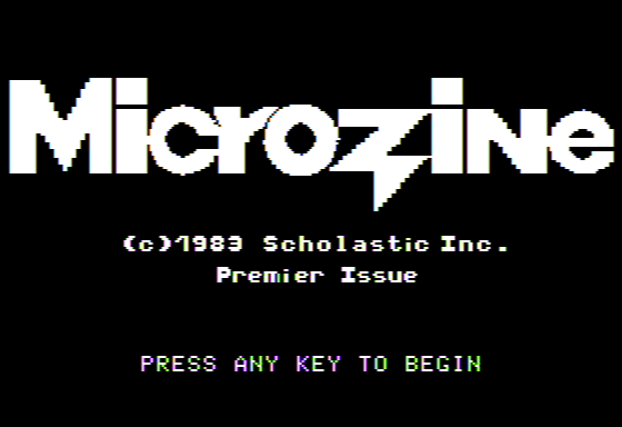 Game cover: Microzine #1