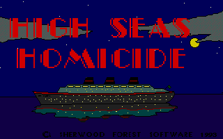Game cover: High Seas Homicide