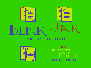 Game cover: Blak Jak