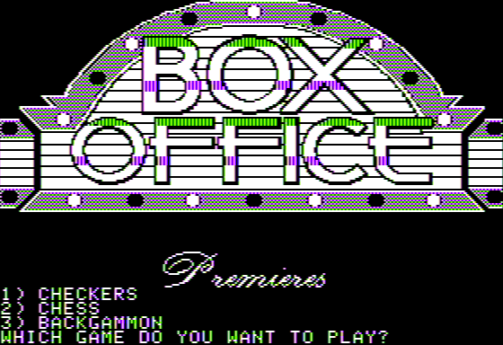 Game cover: Chess, Checkers, and Backgammon