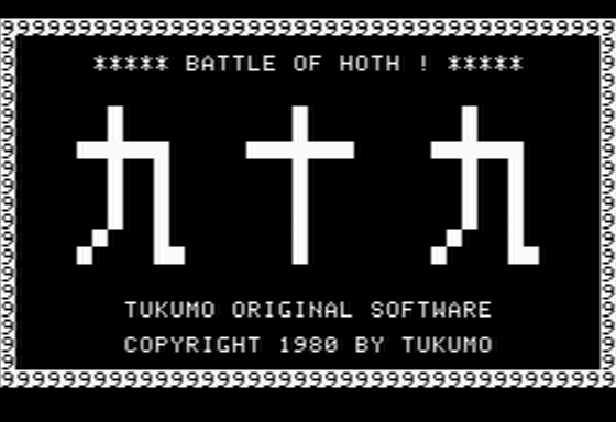 Game cover: Battle of Hoth