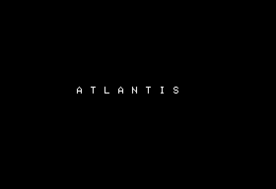 Game cover: Atlantis