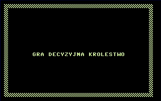 Game cover: Gra decyzyjna: Królestwo