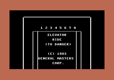 Game cover: Elevator Ride (To Danger)