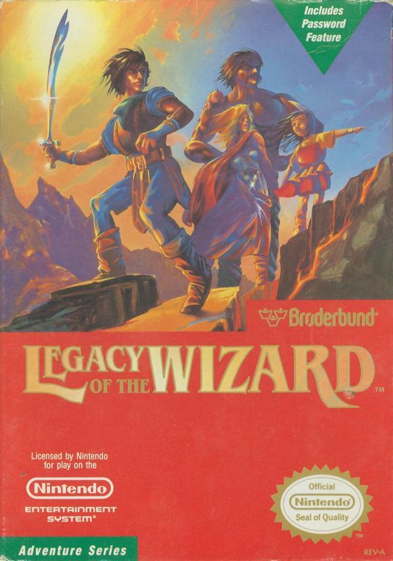 Game cover: Legacy of the Wizard