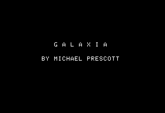 Game cover: Galaxia