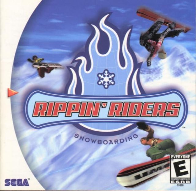 Game cover: Rippin' Riders Snowboarding