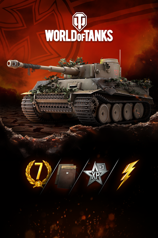 Game cover: World of Tanks: Tiger 131 Ultimate Bundle
