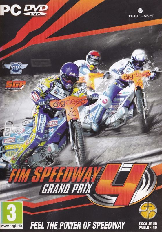 Game cover: FIM Speedway Grand Prix 4
