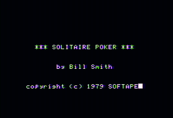 Game cover: Solitaire Poker