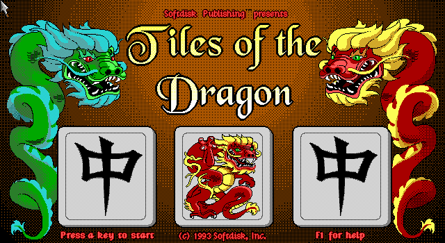 Game cover: Tiles of the Dragon