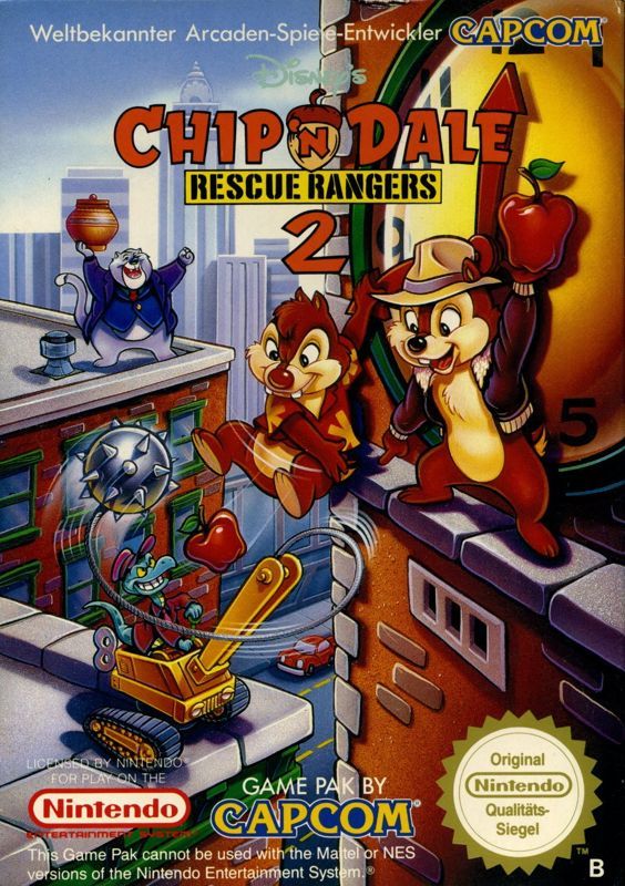 Game cover: Disney's Chip 'N Dale: Rescue Rangers 2